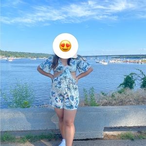 Maternity two piece shorts and tops